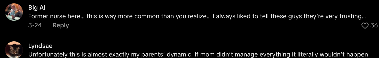 man blames wife for medication