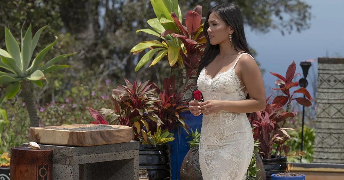 Jenn Tran during the finale of 'The Bachelorette.' 