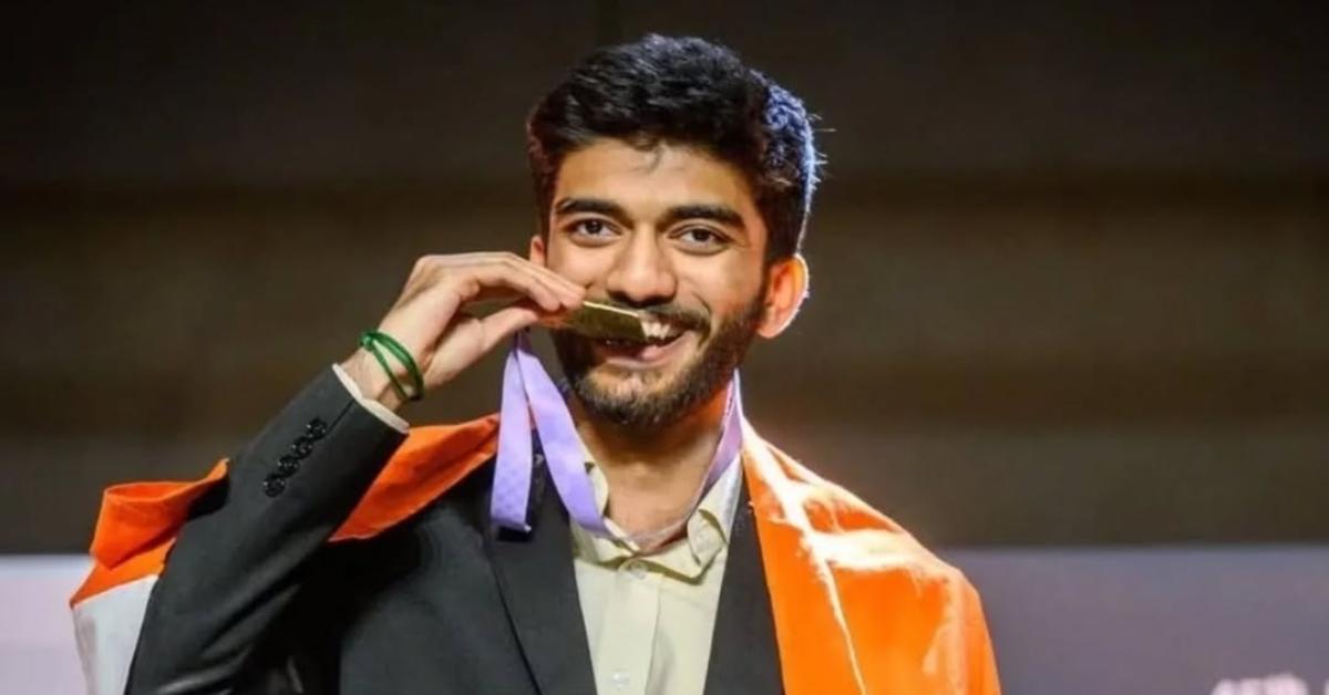 Gukesh Dommaraju at an event