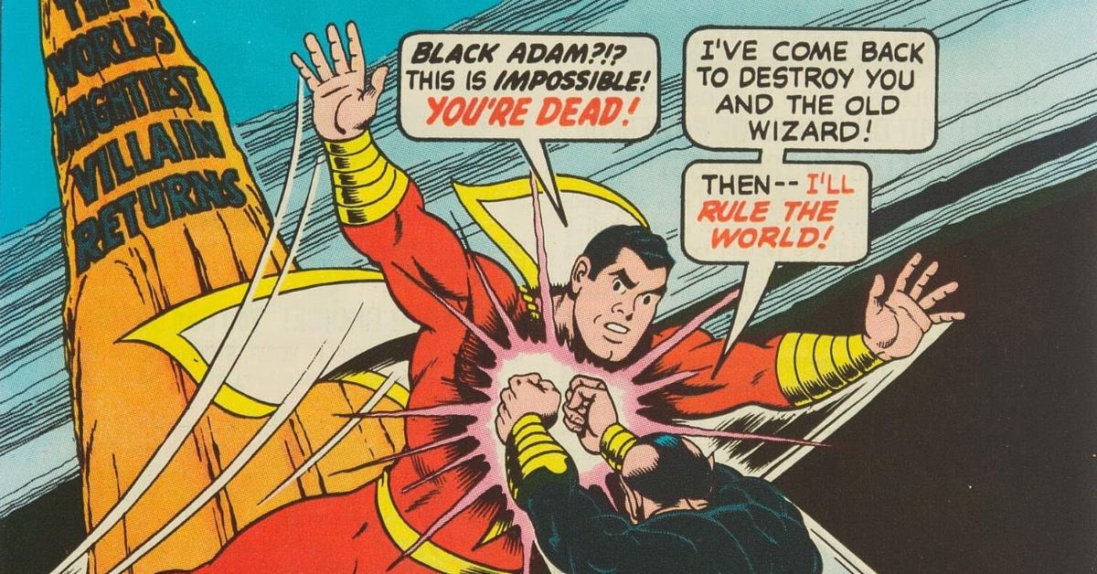 Shazam vs Black Adam is happening - on social media