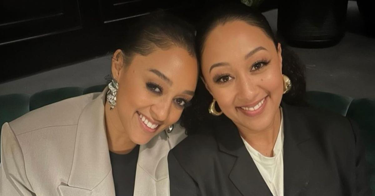 Tia and Tamera smiling.