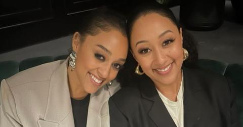 Tia and Tamera smiling.