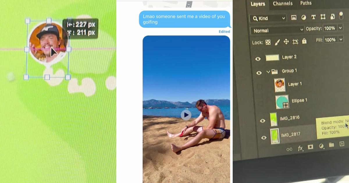 “Gaslighting My Boyfriend While He’s Golfing” — Woman’s Sand Trap Photoshop Goes Viral