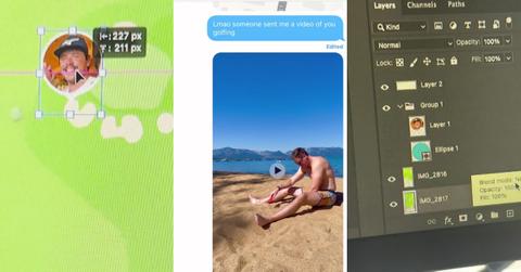 Woman Pranks Boyfriend With Sand Trap Photoshop as He’s Golfing