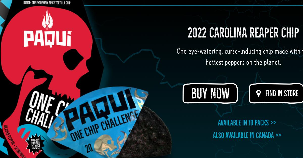 Paqui 2022 #OneChipChallenge Release