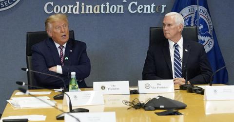 (L-R): Donald Trump and Mike Pence