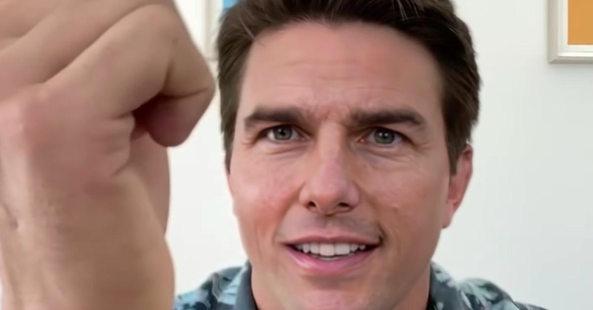 Tom Cruise magic trick video