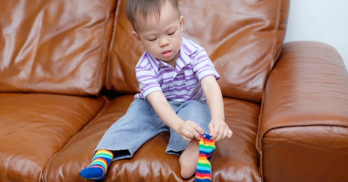 cute little asian  months  year old toddler boy child sitting on picture id