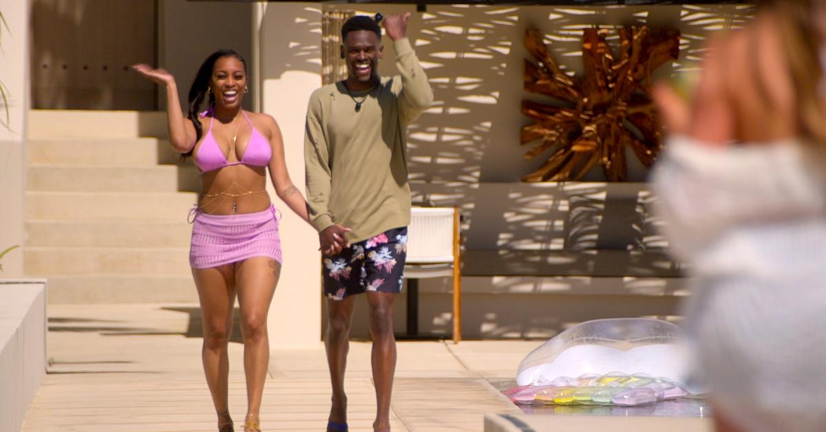 Kalybriah and Edmond meet with the other couples in Mexico on Love Is Blind.