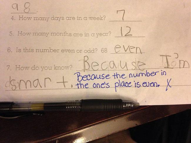 41 Test Answers That Should Be Marked Right Even Though They're Wrong