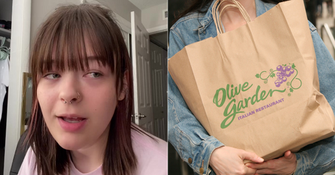 TikToker Olive Garden 2 Weeks