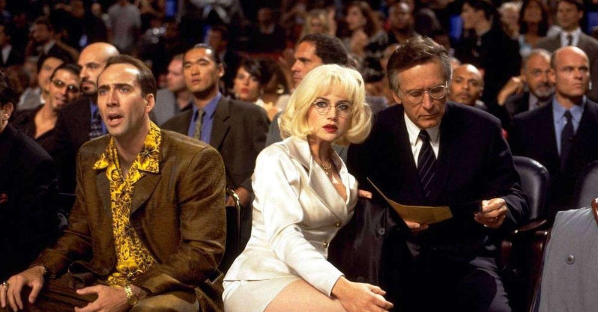 Nicolas Cage and Carla Gugino in 'Snake Eyes.' 