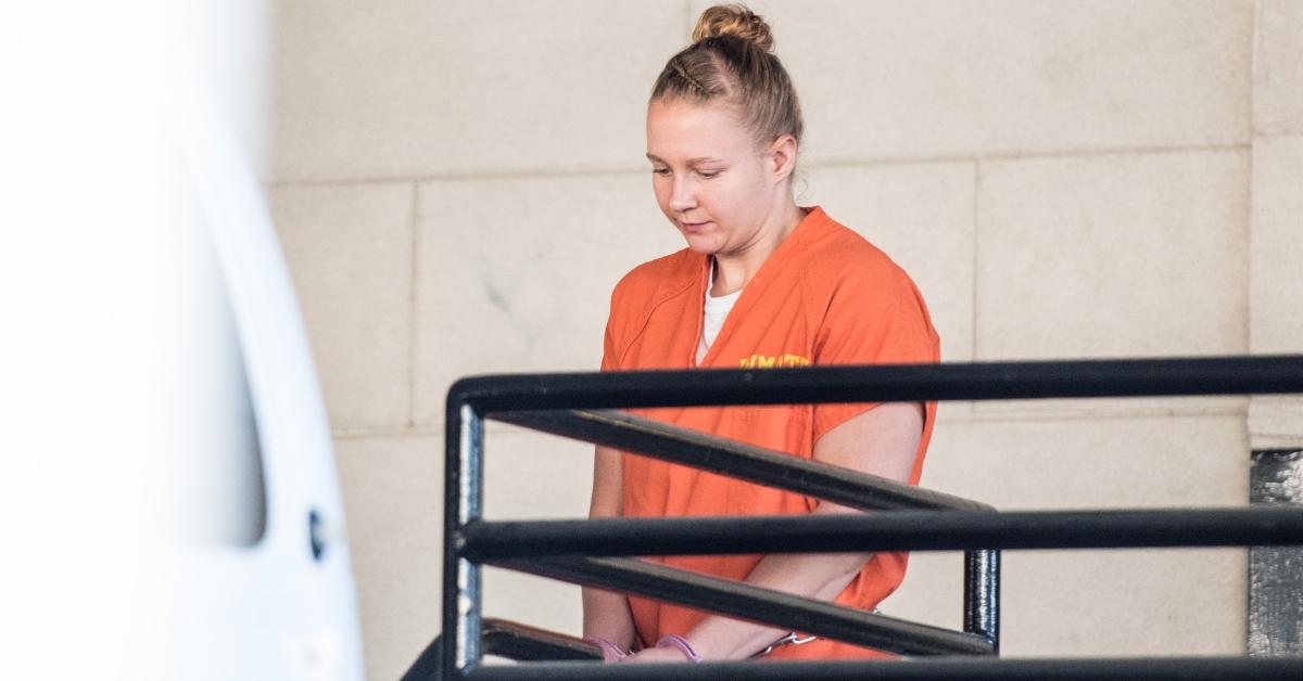 Reality Winner exits the Augusta Courthouse June 8, 2017, in Georgia.