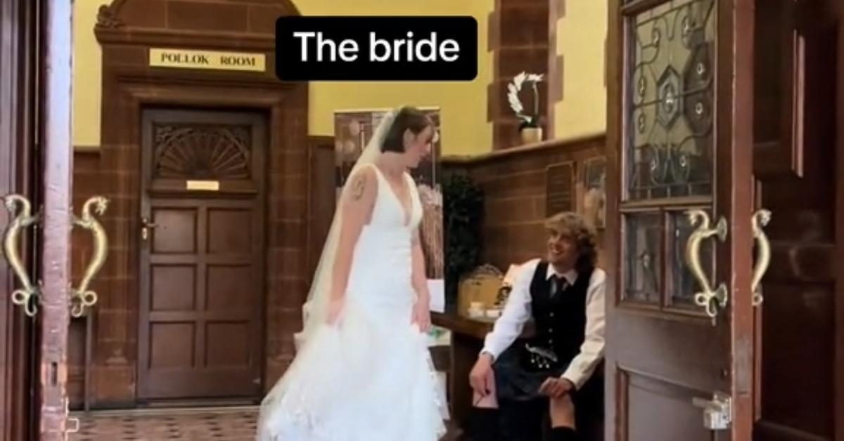 Arti crashed this bride's wedding day by accident