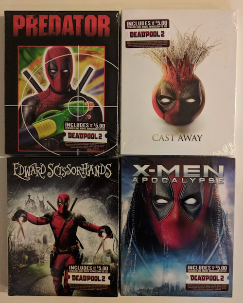 Deadpool Takes Over the Covers of Classic Movies