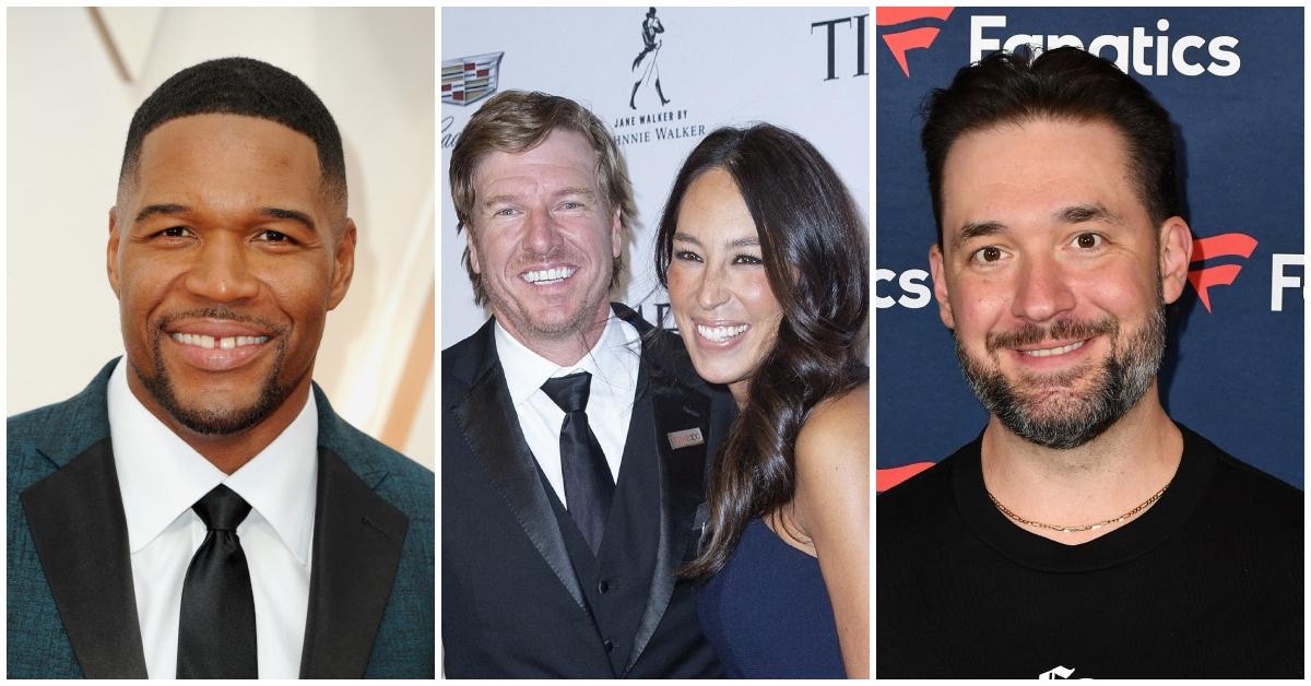 (l-r): Michael Strahan, Chip and Joanna Gaines, and Alexis Ohanian