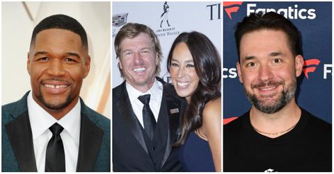 (l-r): Michael Strahan, Chip and Joanna Gaines, and Alexis Ohanian