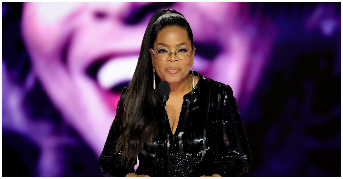 Oprah Winfrey at the Grammys