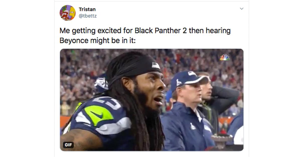 beyonce black panther fan reaction