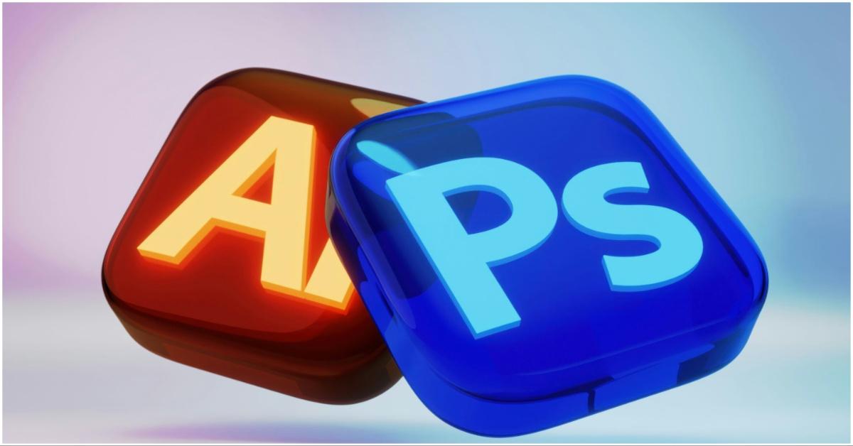 Adobe Animate and Photoshop icons