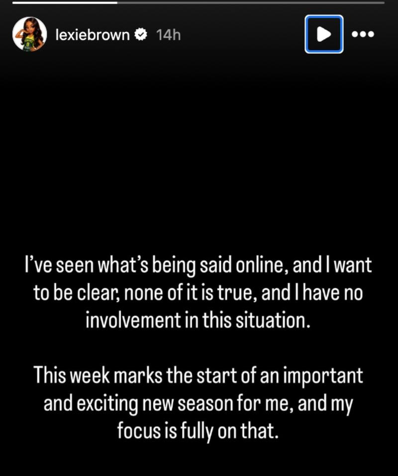 Lexie Brown's statement