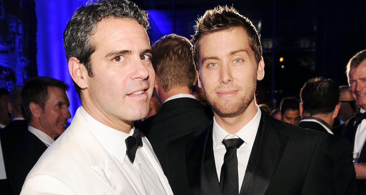 Andy Cohen and Lance Bass