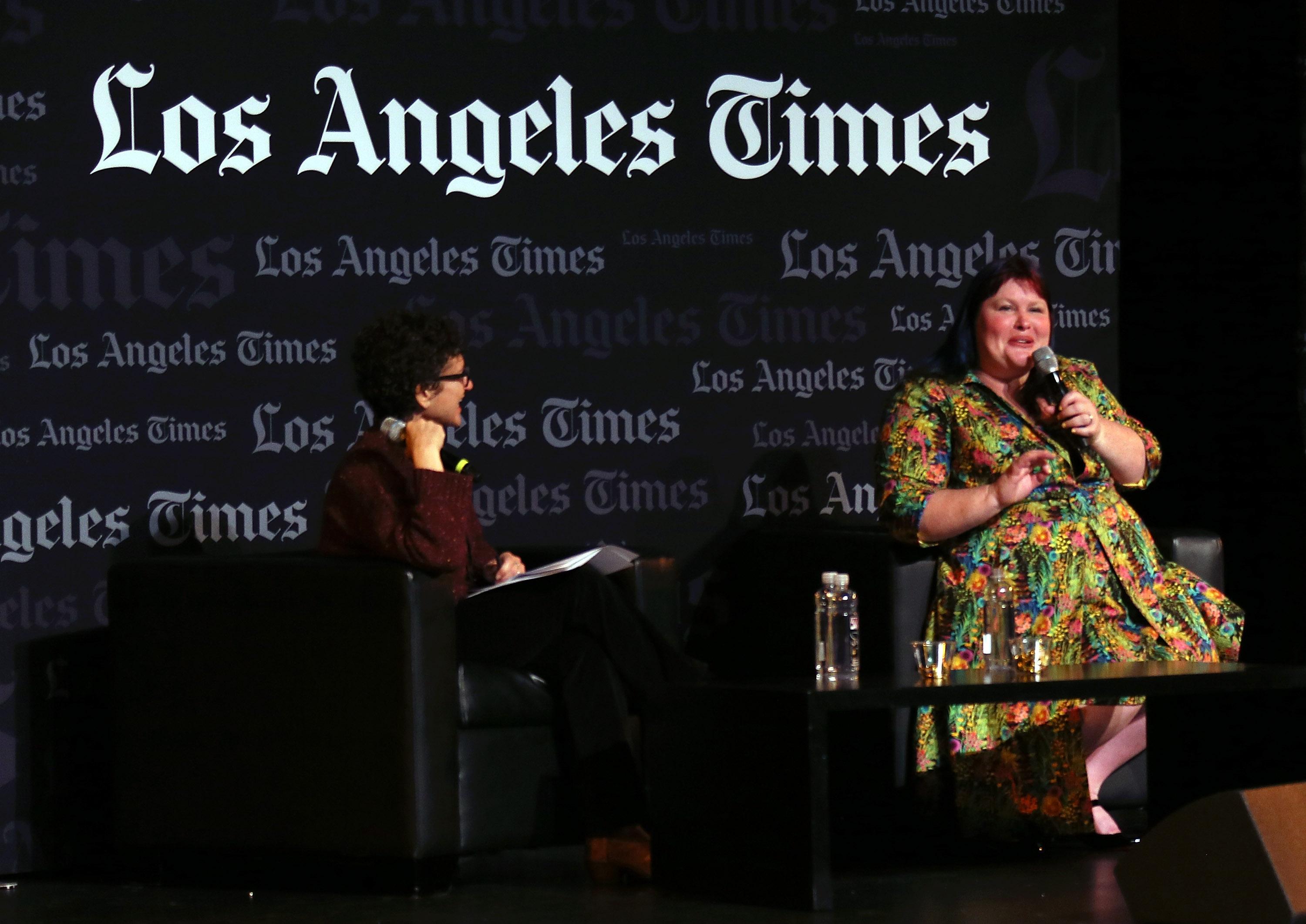 Cassandra Clare attends the L.A. Times book festival in 2013. 