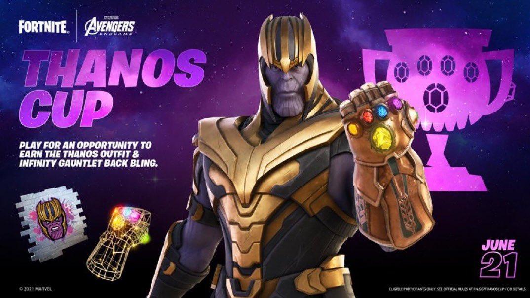 Thanos Cup in 'Fortnite'