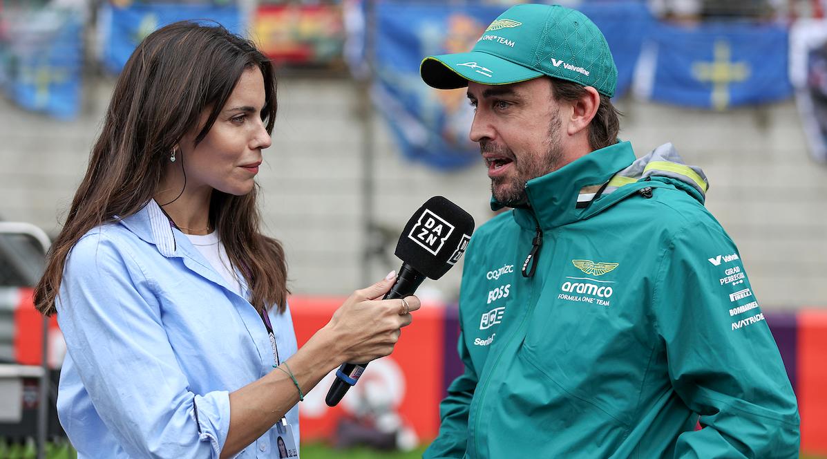 Fernando Alonso and Melissa Jiménez