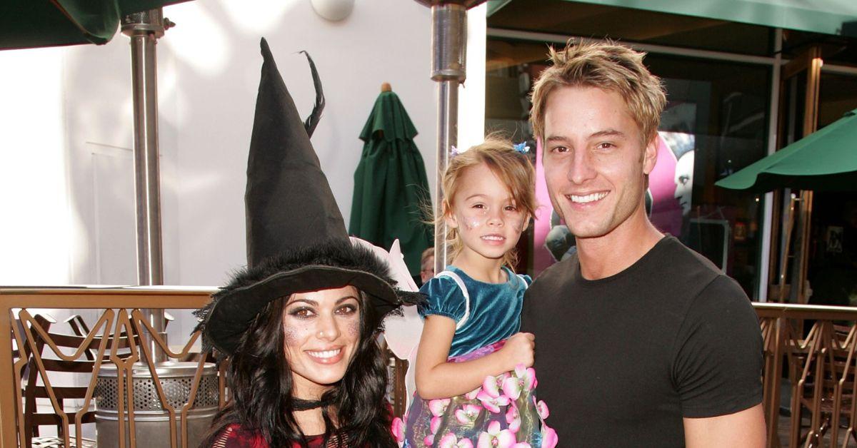 Lindsay Hartley, Isabella Hartley, and Justin Hartley