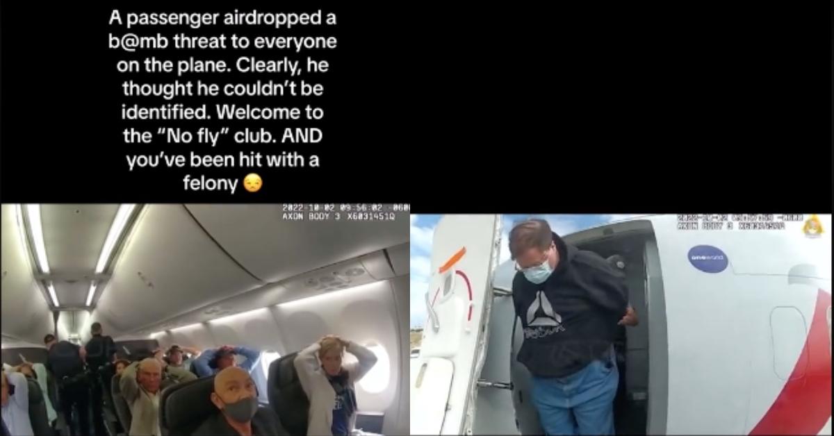 Airplane Passenger AirDrops Bomb Threat to Everyone on Board