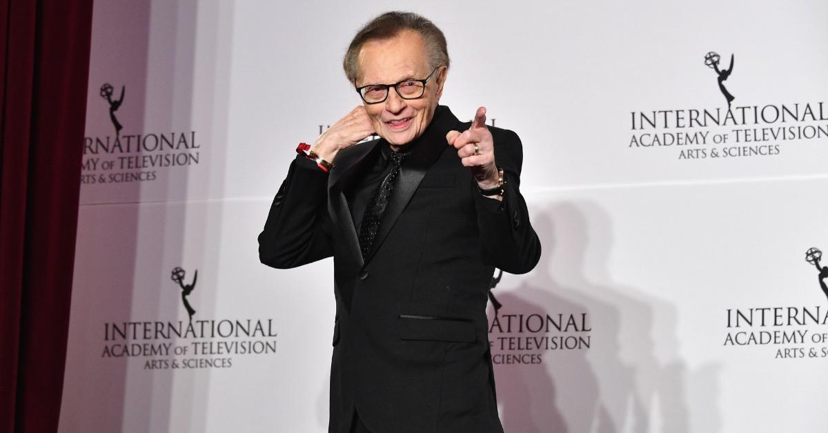 did larry king get the covid vaccine