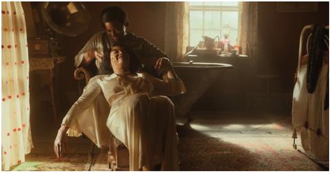 (l-r): Fantasia and Taraji P. Henson in 'The Color Purple'