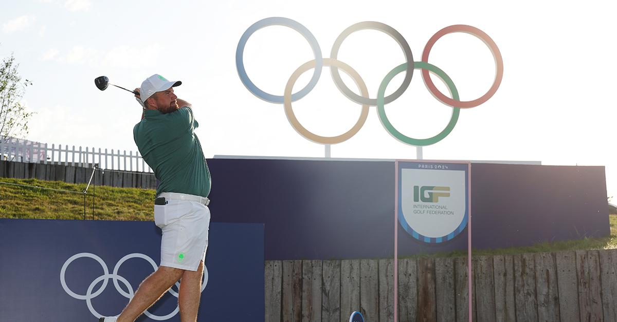 Shane Lowry of Team Ireland at the 2024 Summer Olympic Games