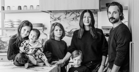 Rebecca Minkoff with her kids and husband