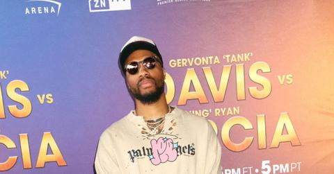 Damian Lillard at Davis vs. Garcia in Las Vegas .