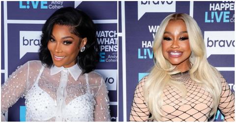 (l-r): Angela Oakley and Phaedra Parks