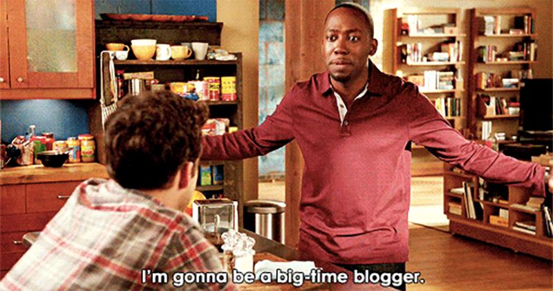 new girl blogger screenshot