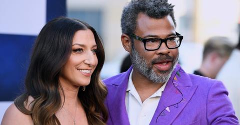 Chelsea Peretti and Jordan Peele at the world premiere of 'NOPE'