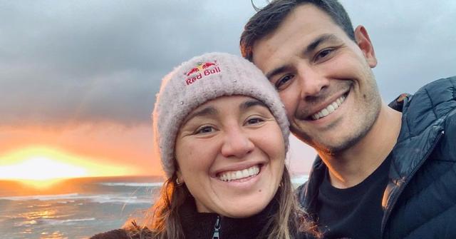 Carissa Moore and her husband