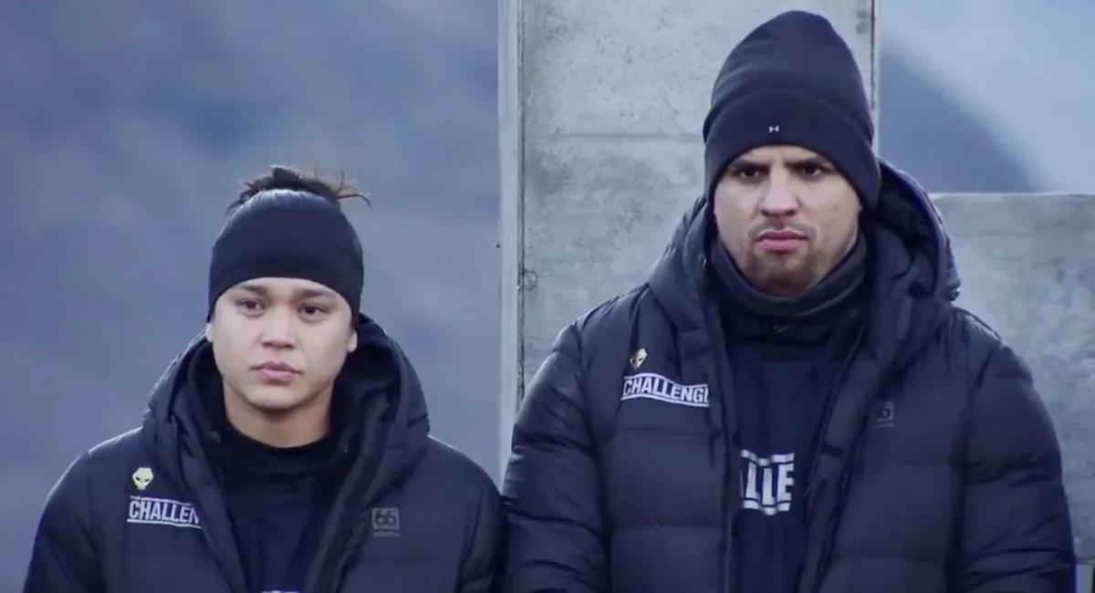 Kaycee and Fessy competing on The Challenge Season 36.