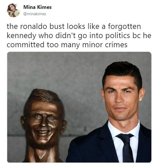 ronaldo statue