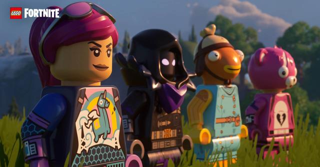 The characters in 'LEGO Fortnite'