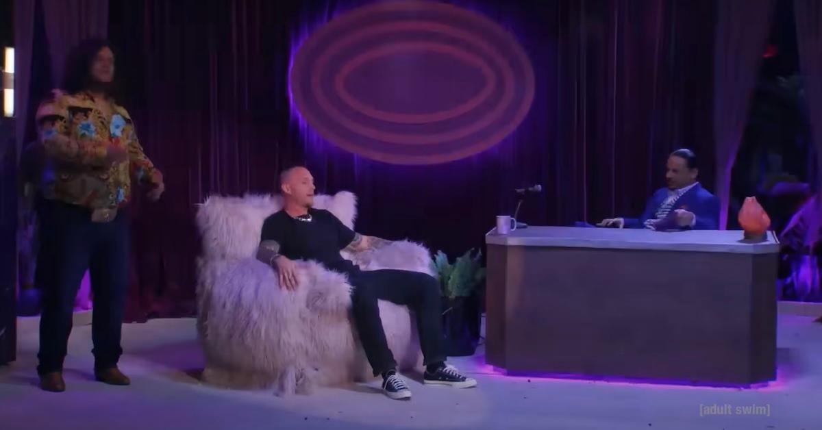 Chet Hanks and Eric André in “The Eric André Show”