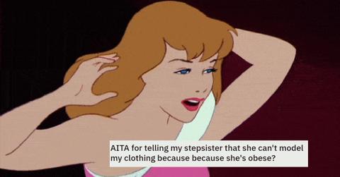 obese stepsister model aita cover