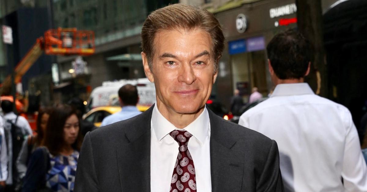 Dr. Oz arriving at the 'Today Show' in 2019.