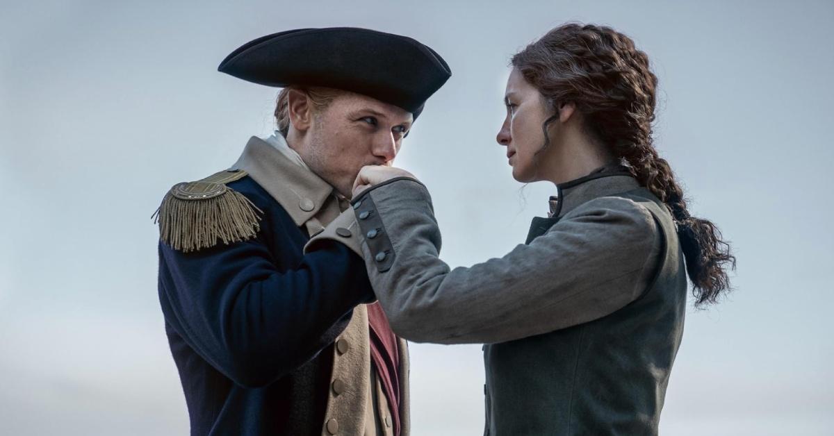 Claire and Jamie in 'Outlander' TV series.