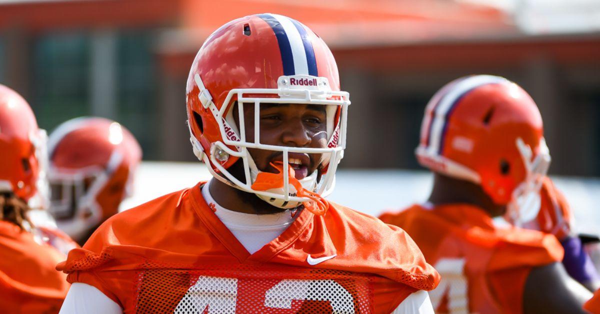 Christian Wilkins during training camp.