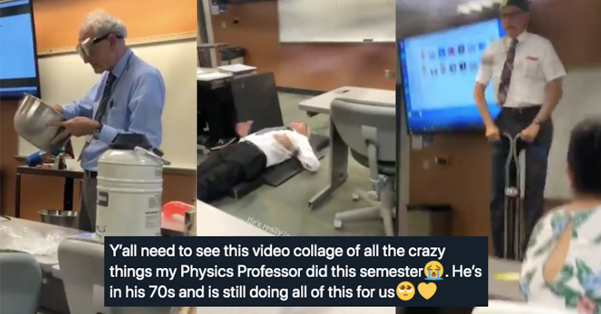 Beloved Physics Professor Goes Viral for His Incredible Demonstrations