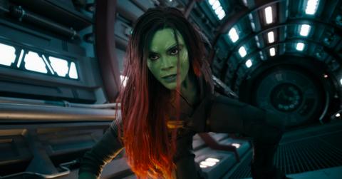 Zoe Saldaña as Gamora in 'Guardians of the Galaxy Vol. 3'